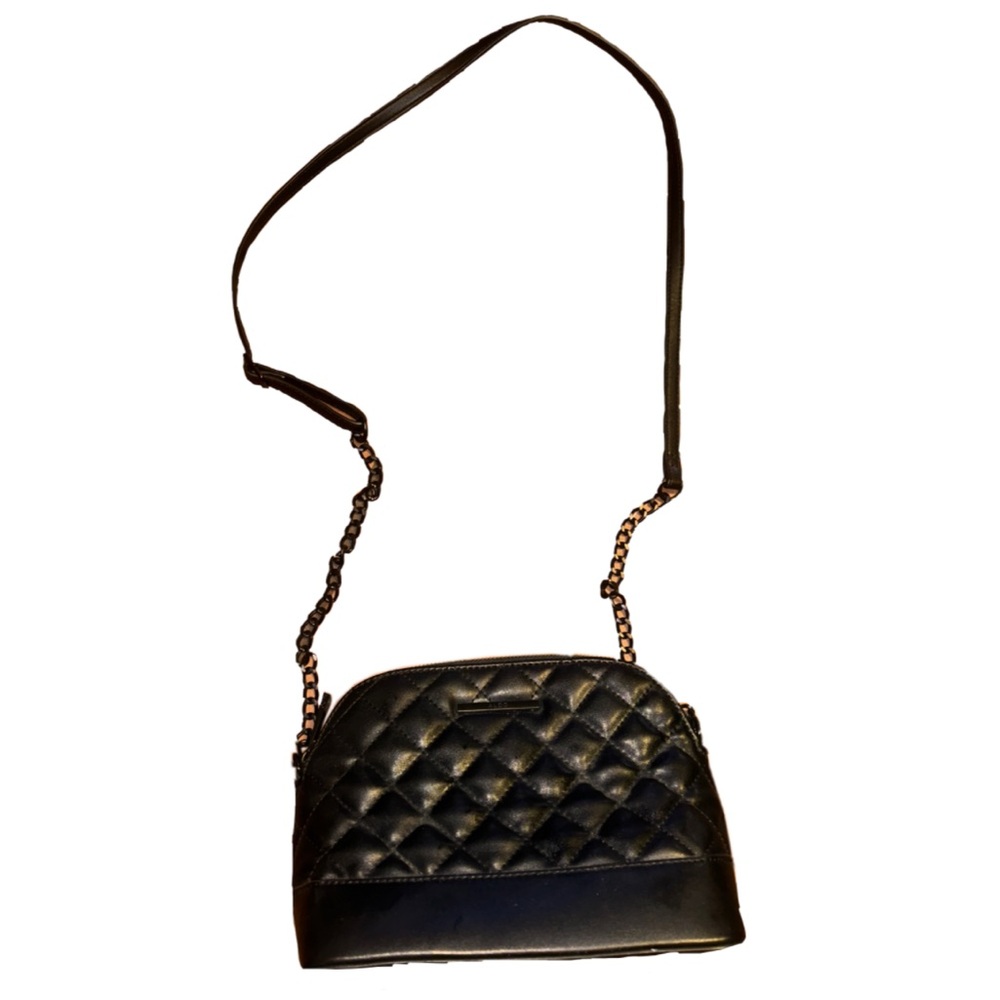 Aldo Black Quilted Crossbody Bag